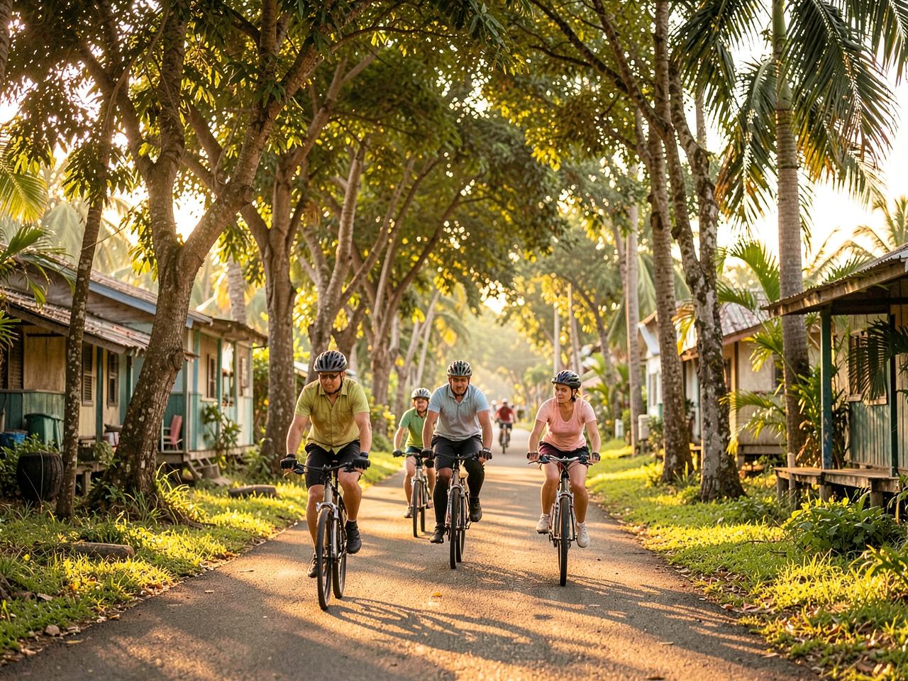 Dedicated cycling route
